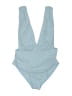 Unbranded Houndstooth Blue Swimsuit Top Size L - photo 1