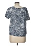 Modern Attraction 100% Polyester Paisley Blue Short Sleeve Henley Size L - photo 2