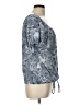 Modern Attraction 100% Polyester Paisley Blue Short Sleeve Henley Size L - photo 4