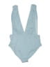 Unbranded Houndstooth Blue Swimsuit Top Size L - photo 2