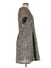 Solitaire 100% Polyester Tweed Gray Black Casual Dress Size L (estimated) - photo 4