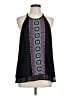 Daniel Rainn 100% Polyester Black Sleeveless Blouse Size L - photo 1