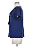 Studio Works Blue Short Sleeve Blouse Size M - photo 5