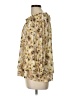 Skye's The Limit Gold 3/4 Sleeve Blouse Size L - photo 5