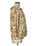 Skye's The Limit Gold 3/4 Sleeve Blouse Size L - photo 4