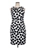 AGB Polka Dots Black Cocktail Dress Size 16 - photo 1