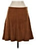 Ann Taylor LOFT Solid Brown Casual Skirt Size 2 - photo 2
