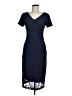 JS Collections Blue Casual Dress Size M - photo 1