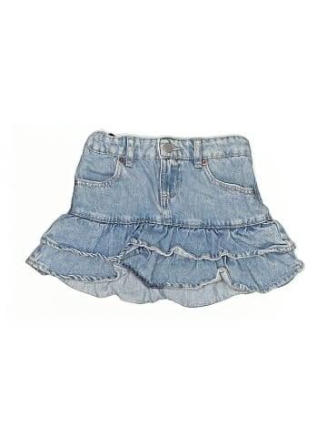 Zara Denim Skirt (view 1)