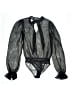 Unbranded Black Long Sleeve Blouse Size S (estimated) - photo 2
