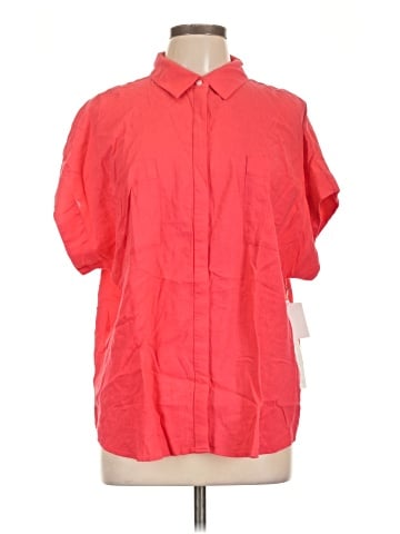 Caslon Short Sleeve Blouse (view 1)