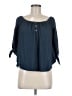Miley + Molly Blue 3/4 Sleeve Blouse Size M - photo 1