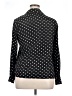 Basics 100% Polyester Polka Dots Black Long Sleeve Button-Down Shirt Size XL - photo 2