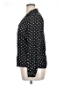 Basics 100% Polyester Polka Dots Black Long Sleeve Button-Down Shirt Size XL - photo 5