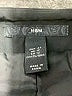 H&M 100% Polyester Solid Black Formal Skirt Size 12 - photo 4