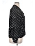 Basics 100% Polyester Polka Dots Black Long Sleeve Button-Down Shirt Size XL - photo 4