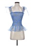 Amanda Uprichard 100% Polyester Blue Sleeveless Top Size S - photo 1