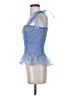 Amanda Uprichard 100% Polyester Blue Sleeveless Top Size S - photo 5