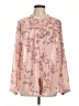 Torrid Pink Long Sleeve Blouse Size 1X Plus (1) - photo 1