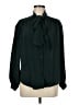 Joie Green Black Long Sleeve Blouse Size M - photo 1