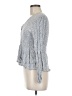 SO 100% Rayon Blue Long Sleeve Henley Size M - photo 5