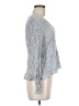 SO 100% Rayon Blue Long Sleeve Henley Size M - photo 4