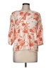 Papermoon 100% Rayon Orange 3/4 Sleeve Blouse Size M - photo 1