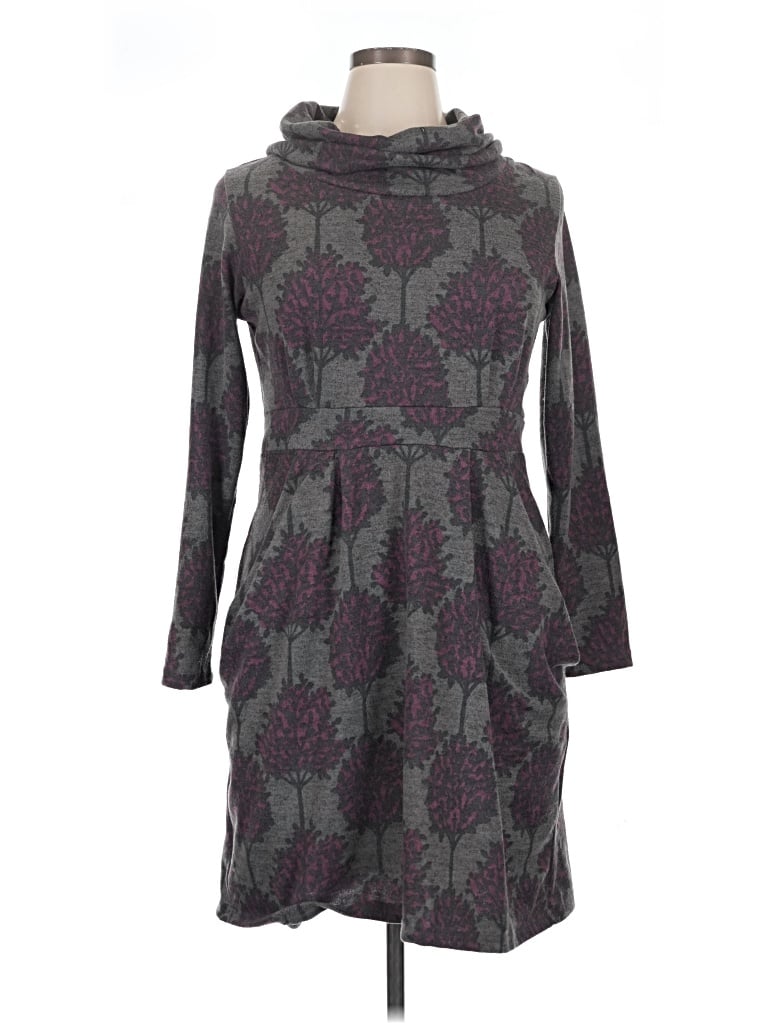 Pre-owned Assorted Brands Casual Dress In Gray
