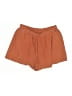 Athleta Solid Orange Shorts Size L - photo 1