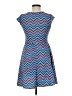 Pinch Chevron-herringbone Blue Casual Dress Size M - photo 2