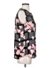 Banana Republic 100% Polyester Black Sleeveless Blouse Size S - photo 4