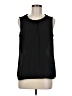 Talbots 100% Polyester Black Sleeveless Blouse Size M - photo 1