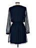 Express Outlet 100% Polyester Solid Blue Casual Dress Size M - photo 2