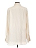Ann Taylor LOFT 100% Polyester Color Block Ivory Long Sleeve Blouse Size L - photo 2