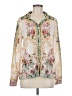 Shein Floral Ivory Long Sleeve Blouse Size 6 - photo 1