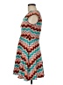 Assorted Brands Chevron-herringbone Teal Casual Dress Size M - photo 5