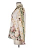 Shein Floral Ivory Long Sleeve Blouse Size 6 - photo 5