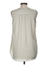 CAbi 100% Polyester Ivory Sleeveless Blouse Size M - photo 2