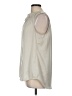 CAbi 100% Polyester Ivory Sleeveless Blouse Size M - photo 5