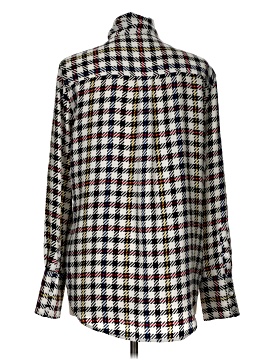 Equipment Long Sleeve Silk Top (view 2)