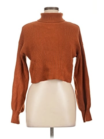 Blue Rain Turtleneck Sweater (view 1)