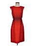 J.Crew 100% Polyester Houndstooth Red Cocktail Dress Size 4 - photo 1