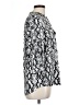 Calvin Klein Silver 3/4 Sleeve Blouse Size L - photo 4