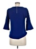 Green Envelope Blue 3/4 Sleeve Blouse Size M - photo 2