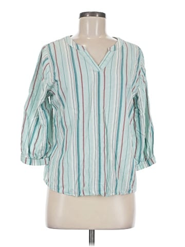 Christopher & Banks 3/4 Sleeve Blouse (view 1)