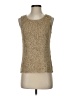 Sigrid Olsen Tan Sleeveless Silk Top Size S - photo 1