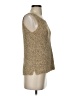 Sigrid Olsen Tan Sleeveless Silk Top Size S - photo 4