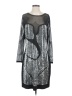 Unbranded Graphic Silver Black Cocktail Dress Size 27 waist - photo 1
