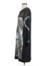 Unbranded Graphic Silver Black Cocktail Dress Size 27 waist - photo 5
