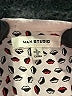 Max Studio Polka Dots Ivory Short Sleeve Blouse Size L - photo 7